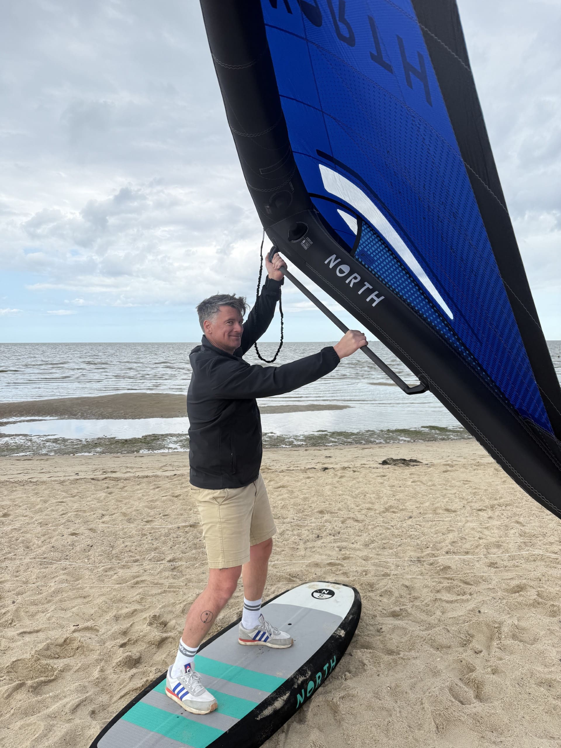 Wingsurfen-am-Strand